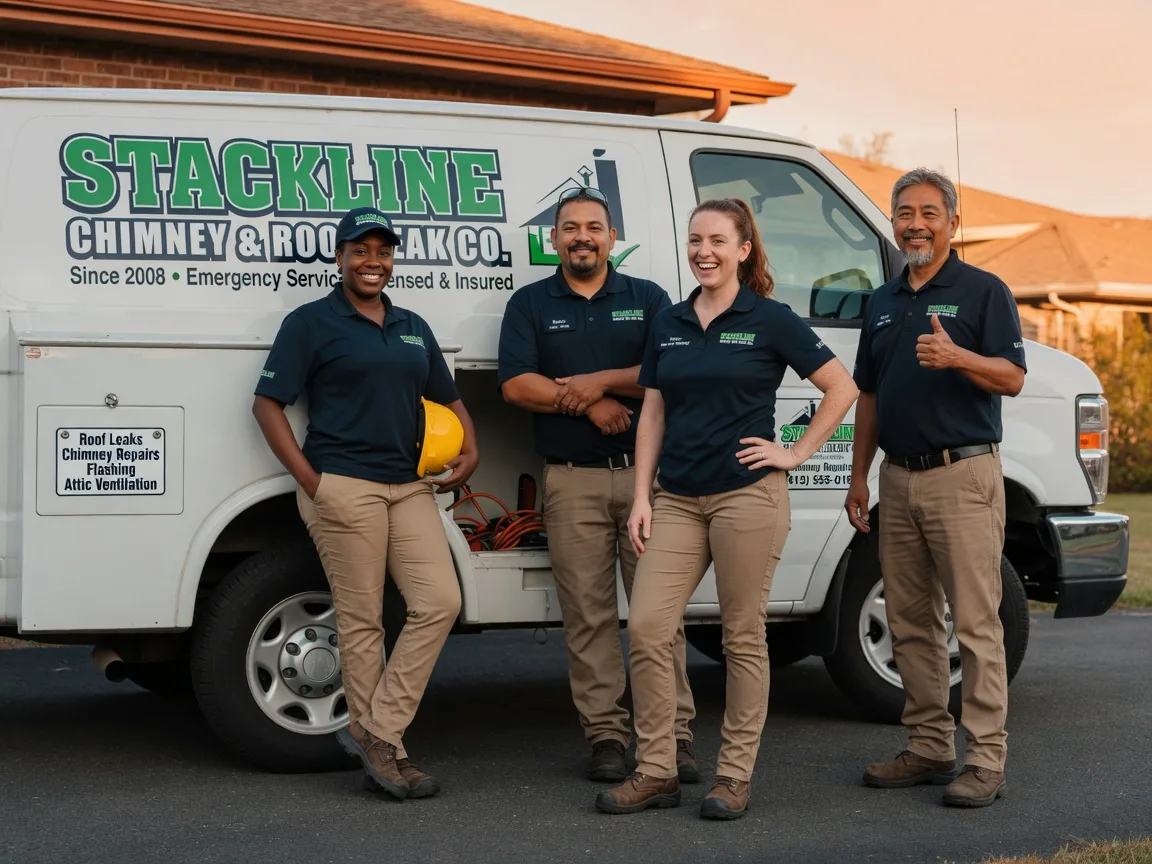 Chimney flashing repair company in Nolanville, TX